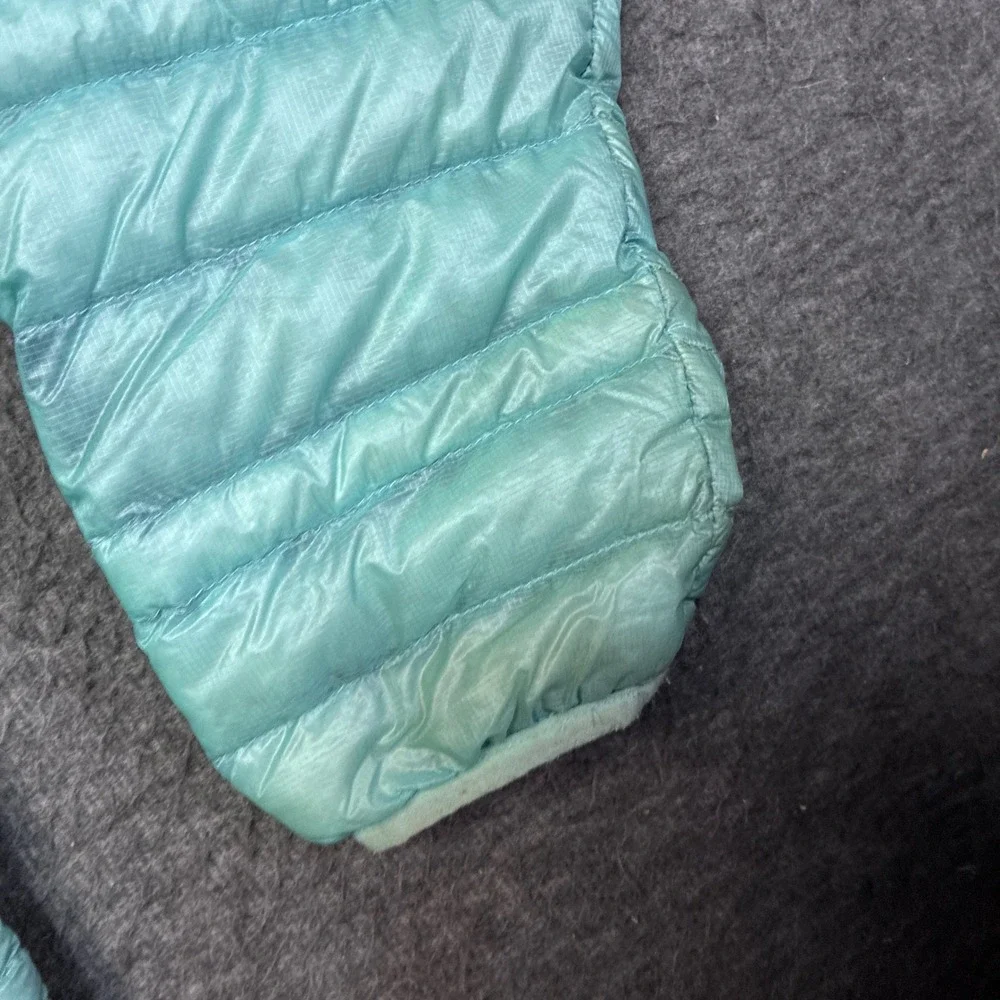 Vintage Patagonia Ultralight Down‎ Jacket Mens L Teal Blue 84756SP14 Faded